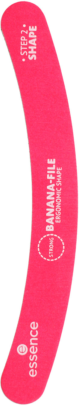 Essence Banana-File Ergonomic Shape Strong Ergonomiczny Dwustronny Pilnik Do Paznokci