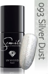 Semilac Semilac lakier hybrydowy 093 Silver Dust 7ml