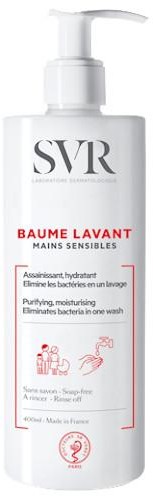 SVR Laboratorium Baume Lavant balsam do mycią wrażliwej skóry rąk 400 ml [KUP 2 produkty marki kosmetyczka GRATIS] 7082124