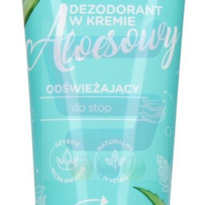 Barwa Naturalna Odświeżający dezodorant w kremi do stóp Aloesowy 75 ml