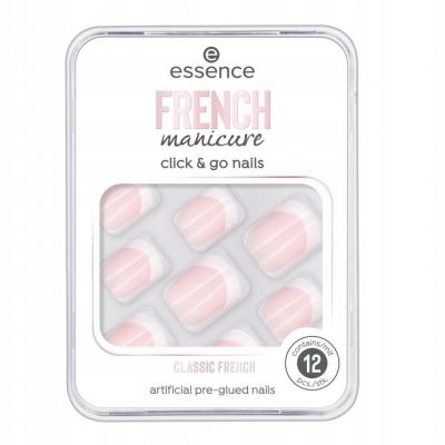French Manicure Click & Go Nails sztuczne pazn