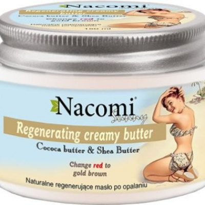 Nacomi Naturalne regenerujące masło po opalaniu - Sunny Regenerating Creamy Butter Naturalne regenerujące masło po opalaniu - Sunny Regenerating Creamy Butter
