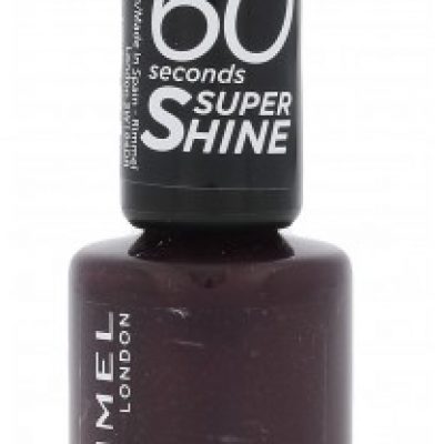 Rimmel London London 60 Seconds Super Shine lakier do paznokci 8 ml dla kobiet 345 Black Cherries