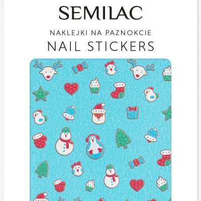 Semilac 04 Xmas Theme 3D Nails Stickers AKSE0036