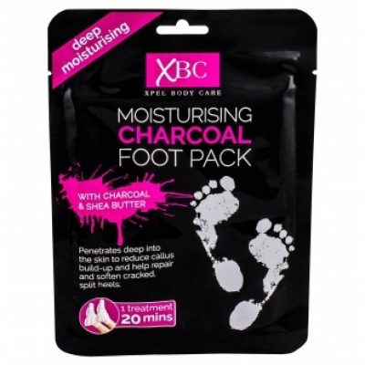 Xpel Xpel Body Care Charcoal Foot Pack krem do stóp 1 szt dla kobiet