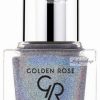 Golden Rose HOLOGRAPHIC NAIL COLOUR - Holograficzny lakier do paznokci - 04 GOLNHD04