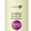 Silcare Hybrid Soak Off Remover COLOR IT z olejkami - Black Grape - płyn do usuwania hybryd 570 ml